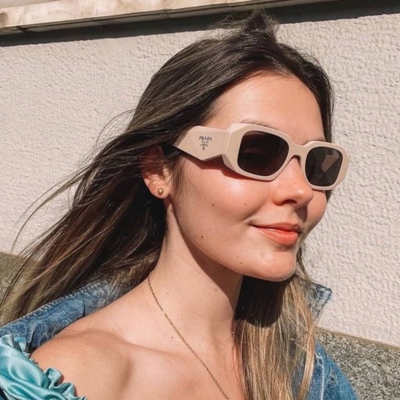 NEW PRADA PR17WS VYJ6X1 SUNGLASSES PRADA SPR 17W POWDER EYEWEAR PRADA PR 17WS - Picture 11 of 15